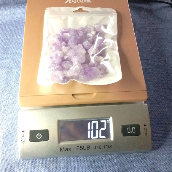 Raw Amethyst Crystal Tumbles - Picture 5 of 5